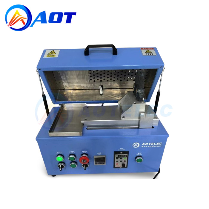 Small Heatable Vacuum Battery Film Coating Machine with UV Light and Detachable Cover